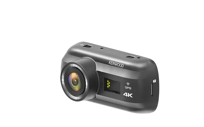 Kenwood DRV-A610WDP 4K HD Dash Camera with Wi-Fi, GPS, and Rear-View Camera