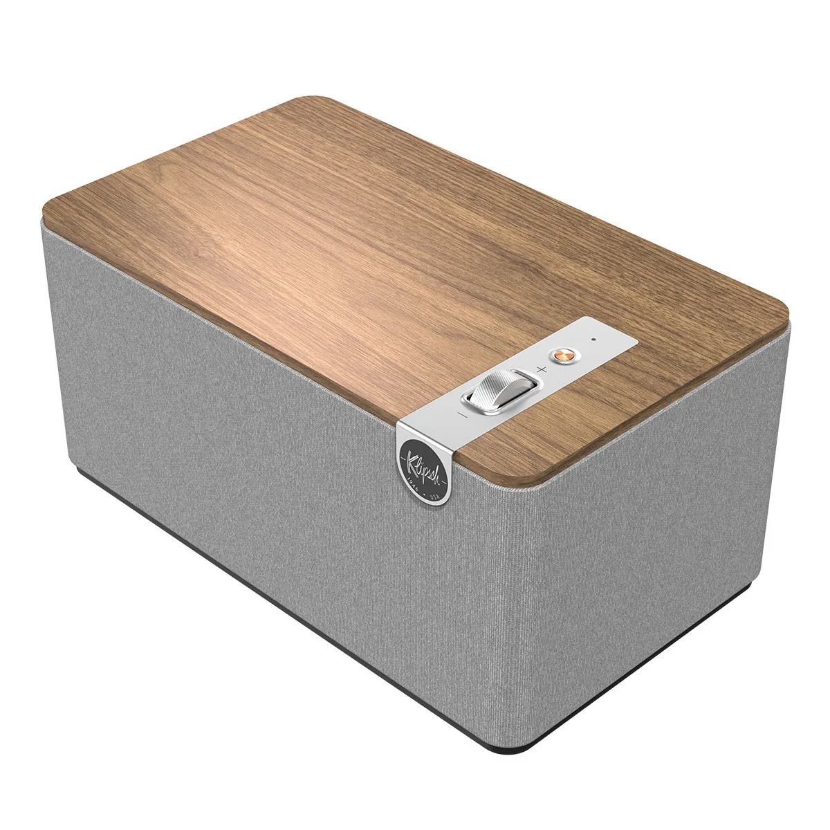 Klipsch The Three Plus Premium Bluetooth Speaker with Phono and Optical Inputs (Walnut)