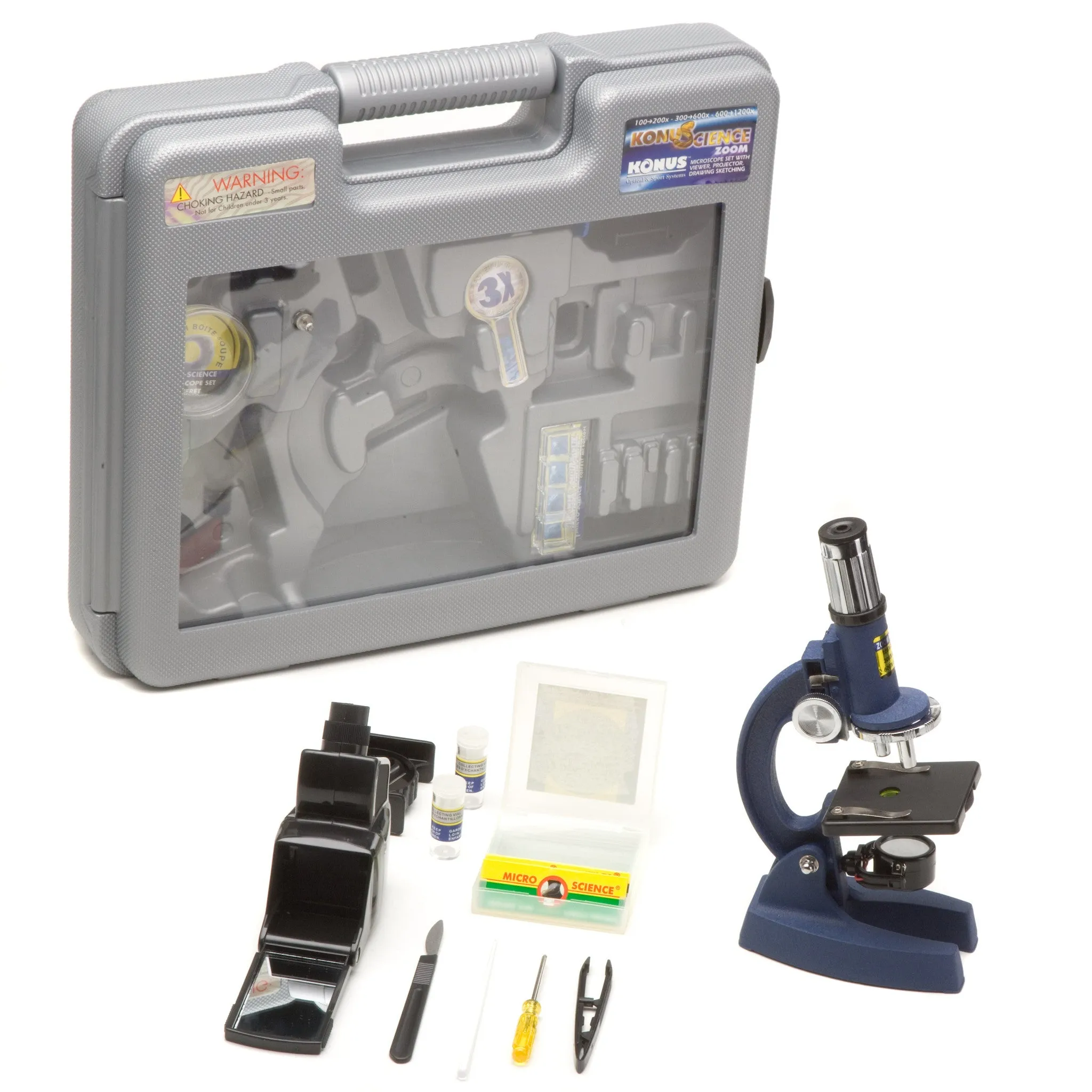 Konus Konuscience 1200x Zoom Microscope with Viewer - 5020