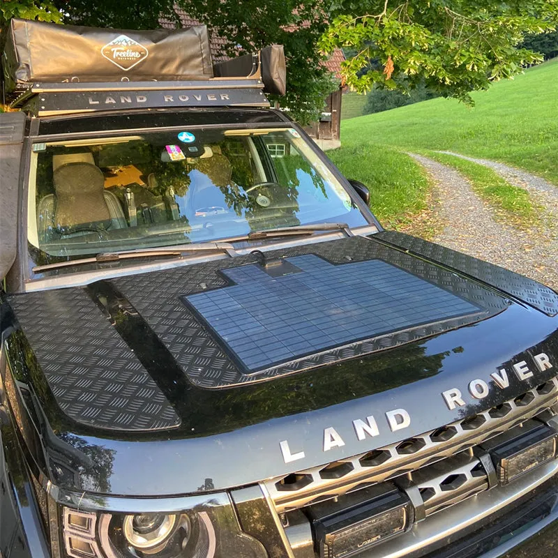 Land Rover Discovery 2nd Gen(1998–2004) Lensun 80W Bonnet Flexible Solar Panel