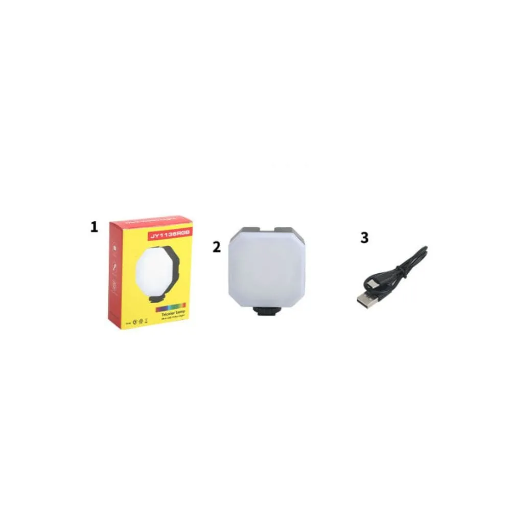 LED Beads Video Conference Lighting Kit, 3000-7000K Dimmable LED Camera Lights with Suction Cup, 180° Rotation Mini Tripod, Movable Clip for YouTube/Blogging/Live Streaming