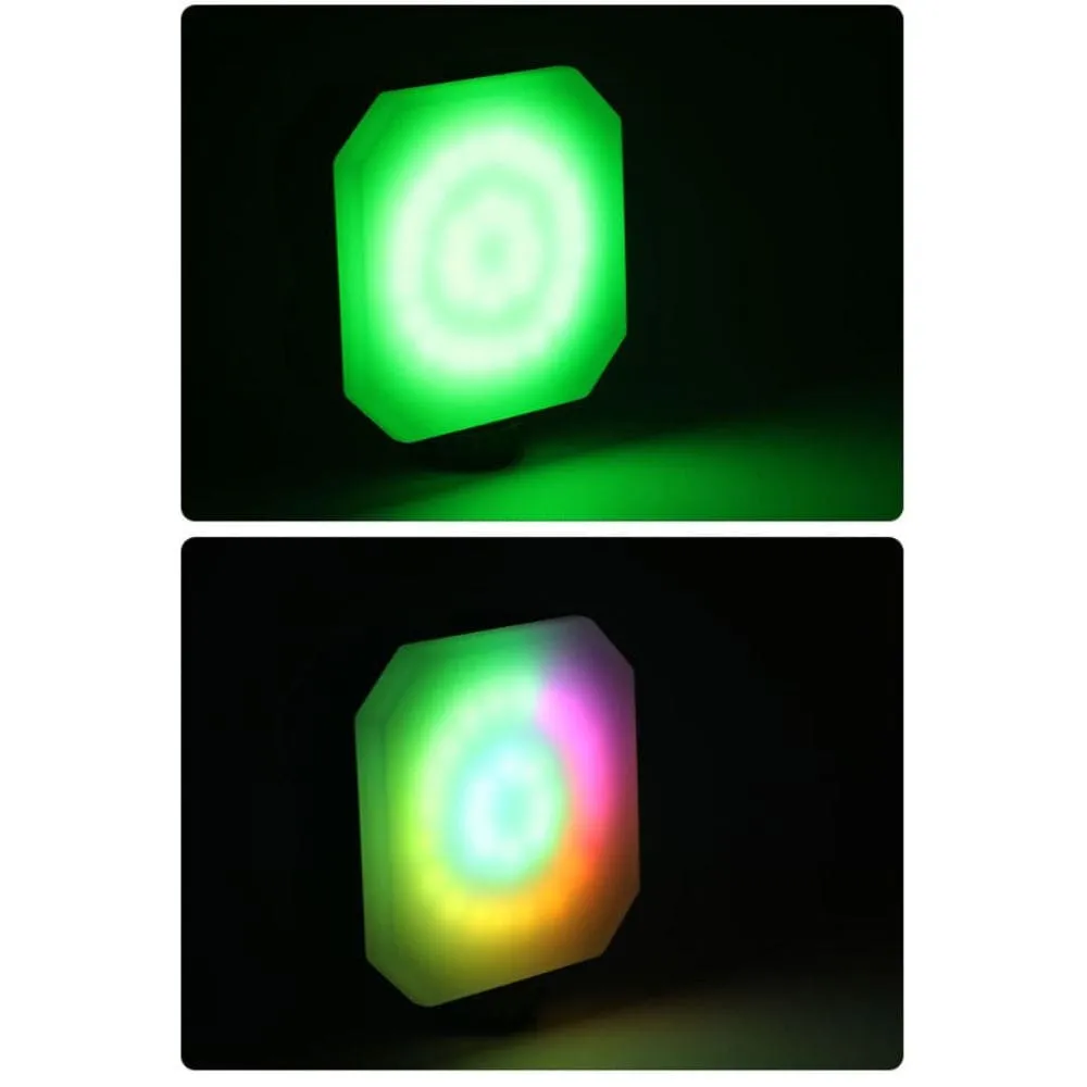 LED Beads Video Conference Lighting Kit, 3000-7000K Dimmable LED Camera Lights with Suction Cup, 180° Rotation Mini Tripod, Movable Clip for YouTube/Blogging/Live Streaming