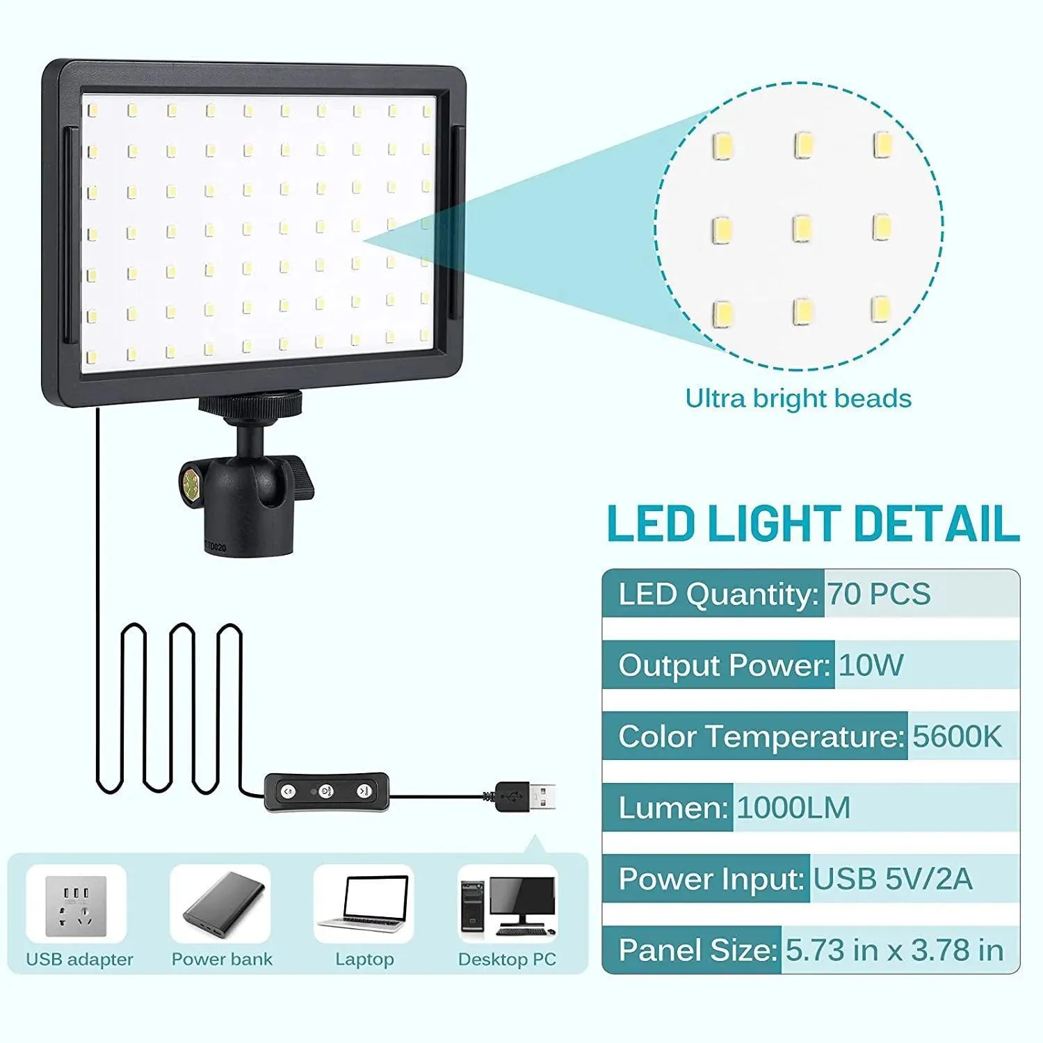 LED Video Light Panel Kit: Creative Photography Lighting Solution