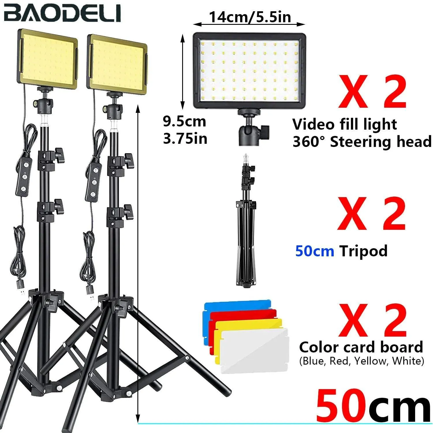 LED Video Light Panel Kit: Creative Photography Lighting Solution