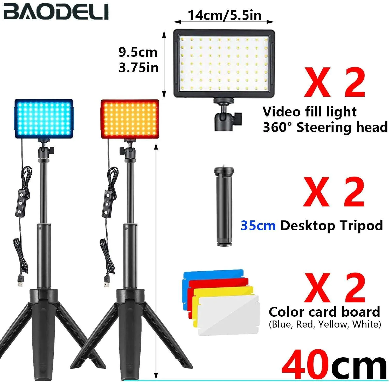 LED Video Light Panel Kit: Creative Photography Lighting Solution
