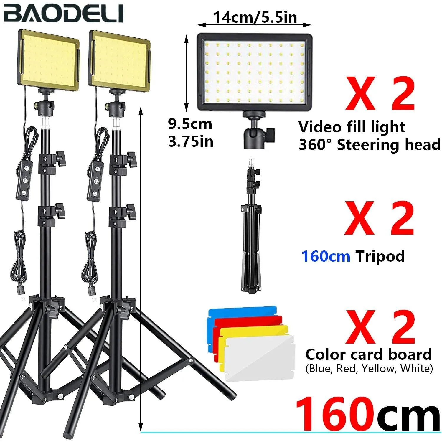 LED Video Light Panel Kit: Creative Photography Lighting Solution