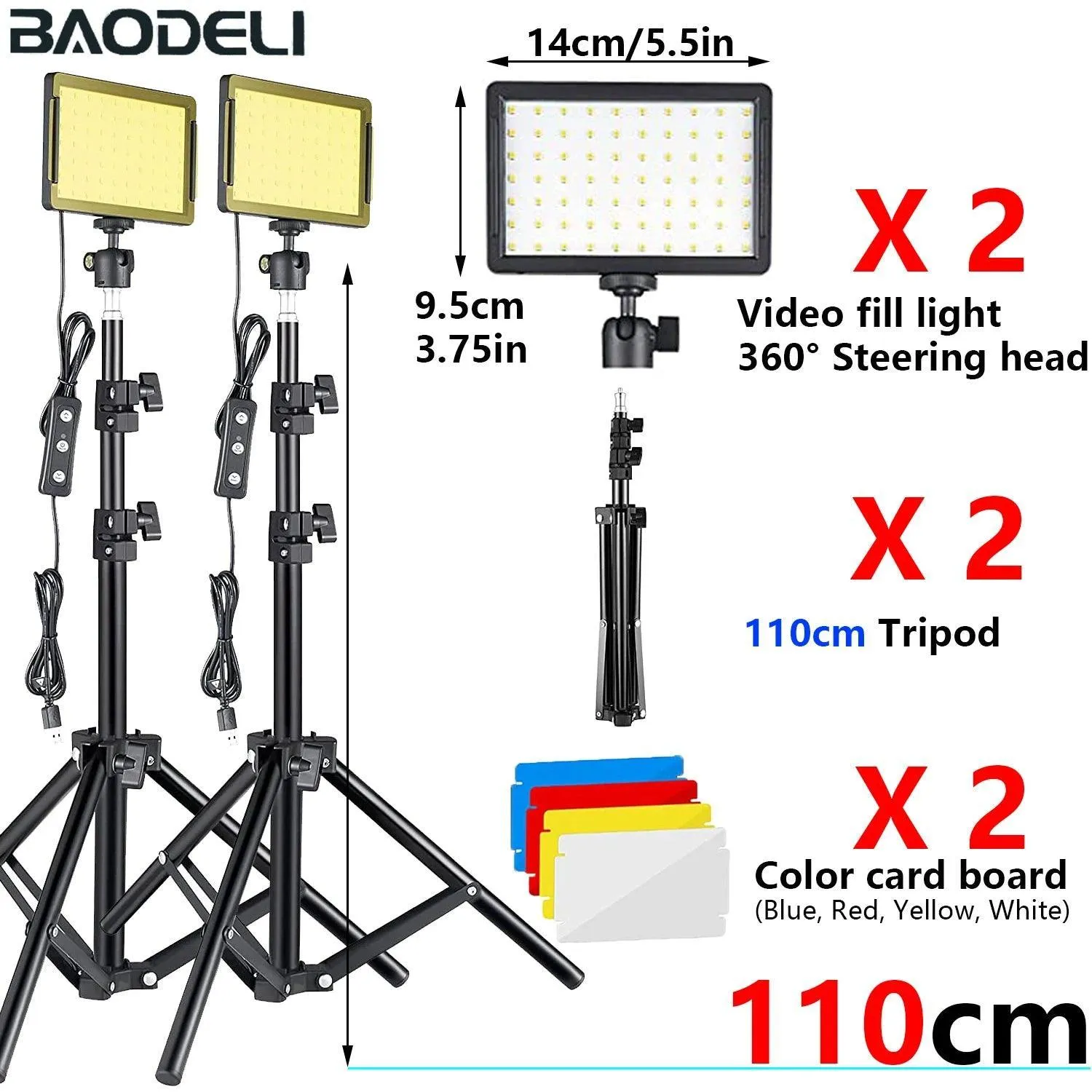 LED Video Light Panel Kit: Creative Photography Lighting Solution