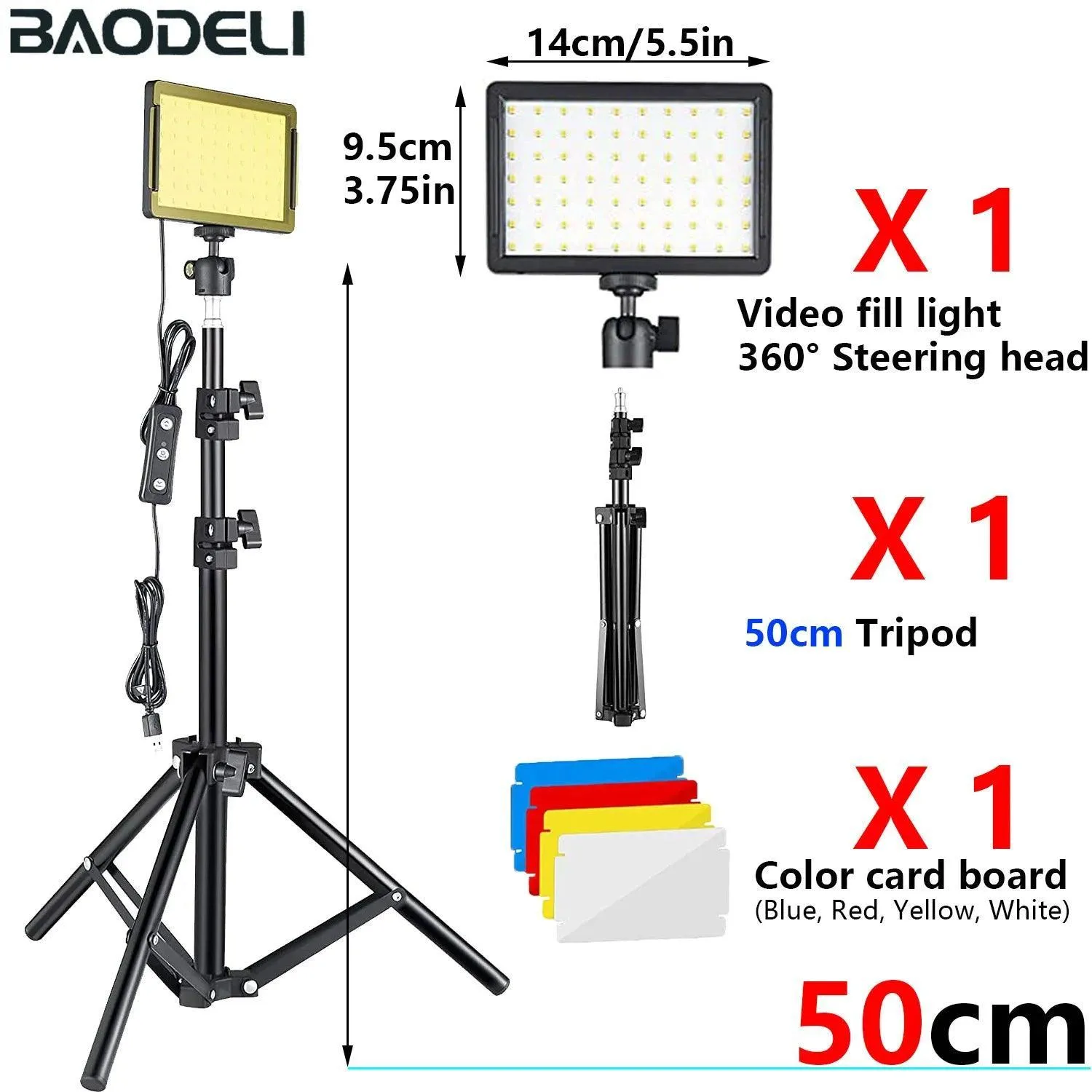 LED Video Light Panel Kit: Creative Photography Lighting Solution