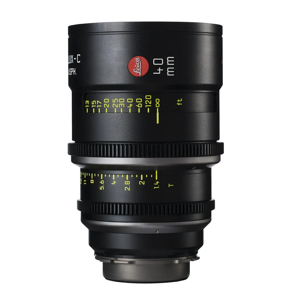 Leica Summilux-C 40mm T1.4 - PL Mount (Markings in Feet)