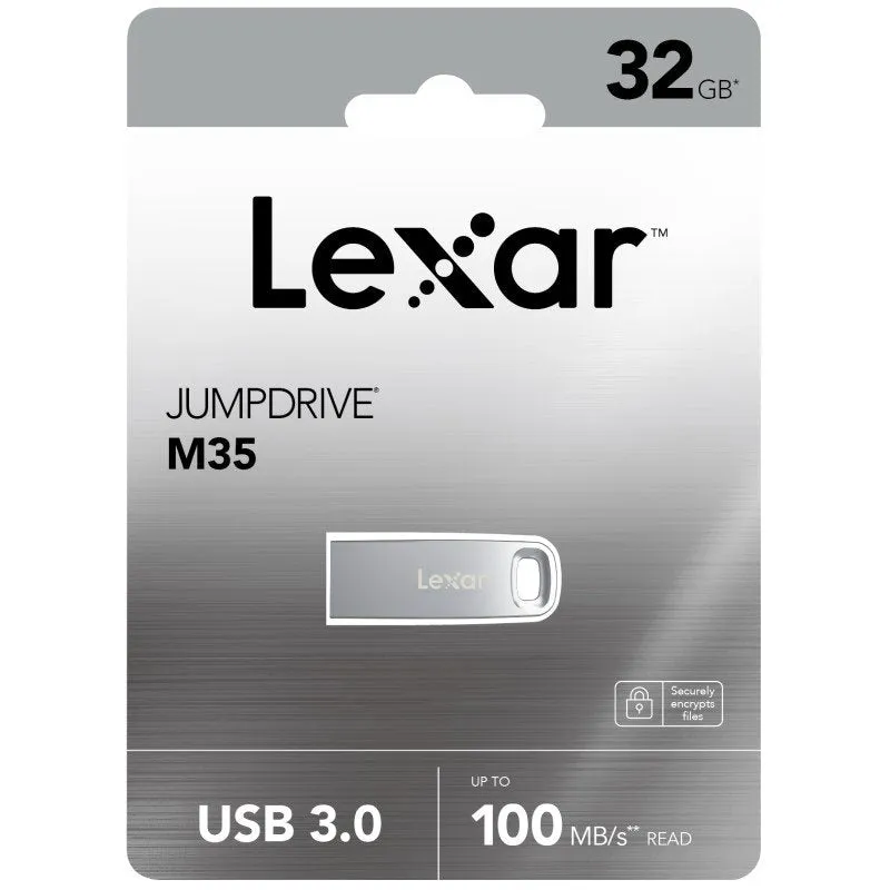 Lexar Jumpdrive M35 Metal USB 3.0 Flash Drive 32GB