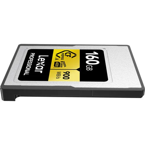 Lexar Professional Gold 160GB CFexpress Type A 900MB/s Memory Card