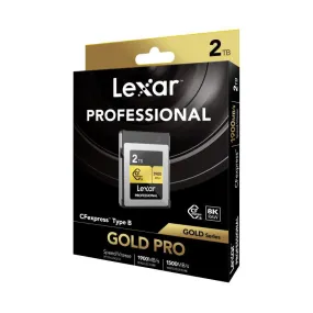 Lexar Professional Gold 2TB CFexpress Type B 1900MB/s Memory Card