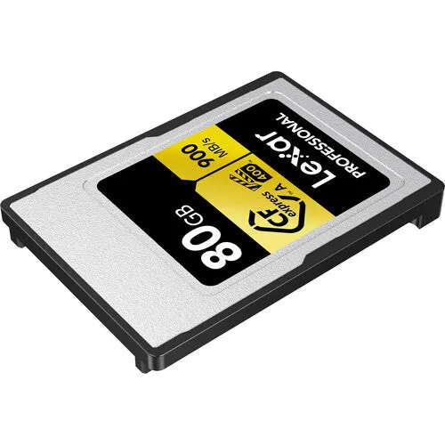Lexar Professional Gold 80GB CFexpress Type A 900MB/s Memory Card