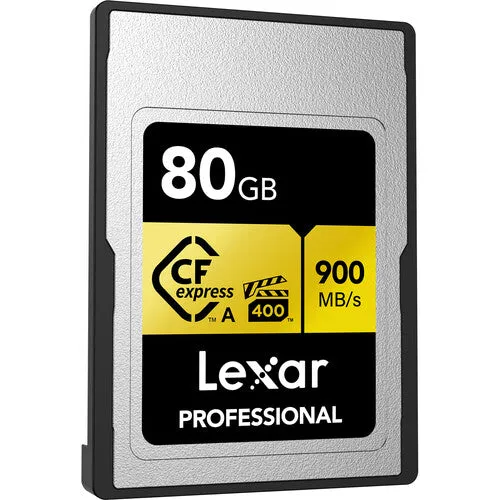 Lexar Professional Gold 80GB CFexpress Type A 900MB/s Memory Card
