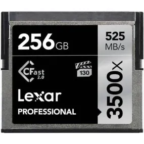 Lexar Professional Silver 256GB CFast 2.0 525MB/s Memory Card