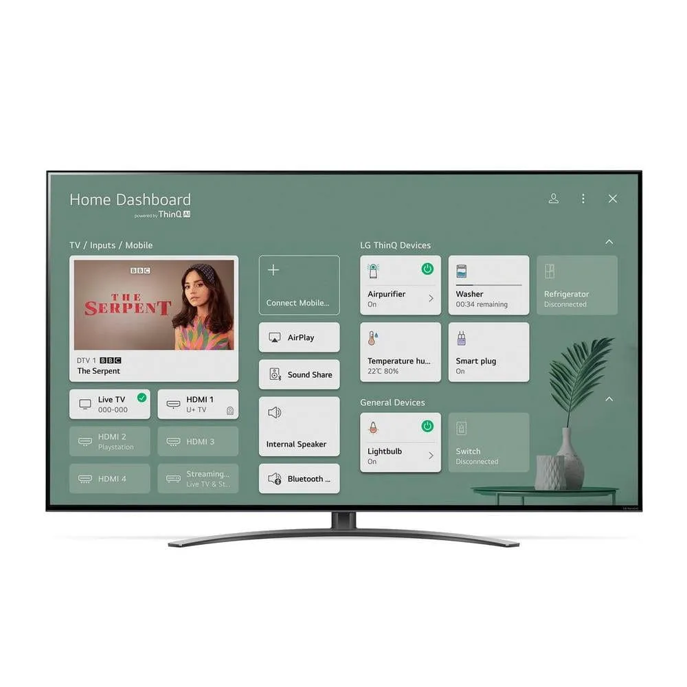 LG 75NANO916PA (2021) LED HDR NanoCell 4K Ultra HD Smart TV, 75 inch with Freeview Play-Freesat HD & Dolby Atmos, Dark Meteor Titan
