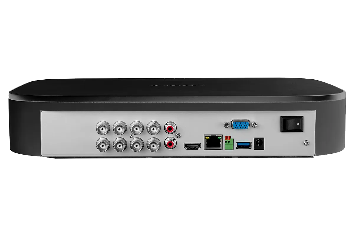 Lorex 4K 2TB Wired Security System with 6 Active Deterrence Cameras Control