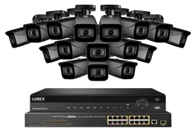 Lorex 4K (32 Camera Capable) 8TB Wired NVR System with IP Bullet Cameras