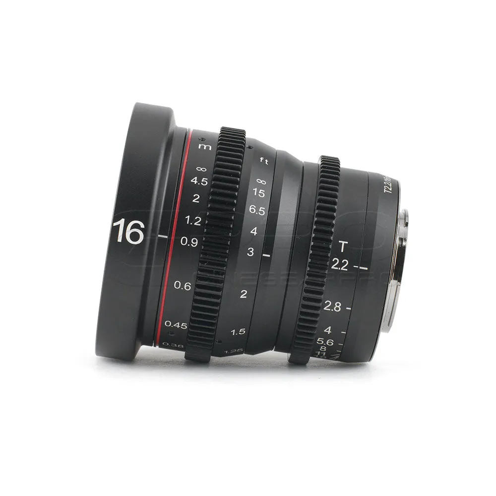 MEIKE 16mm T2.2 Manual Focus Cinema Prime Lens MFT Mount