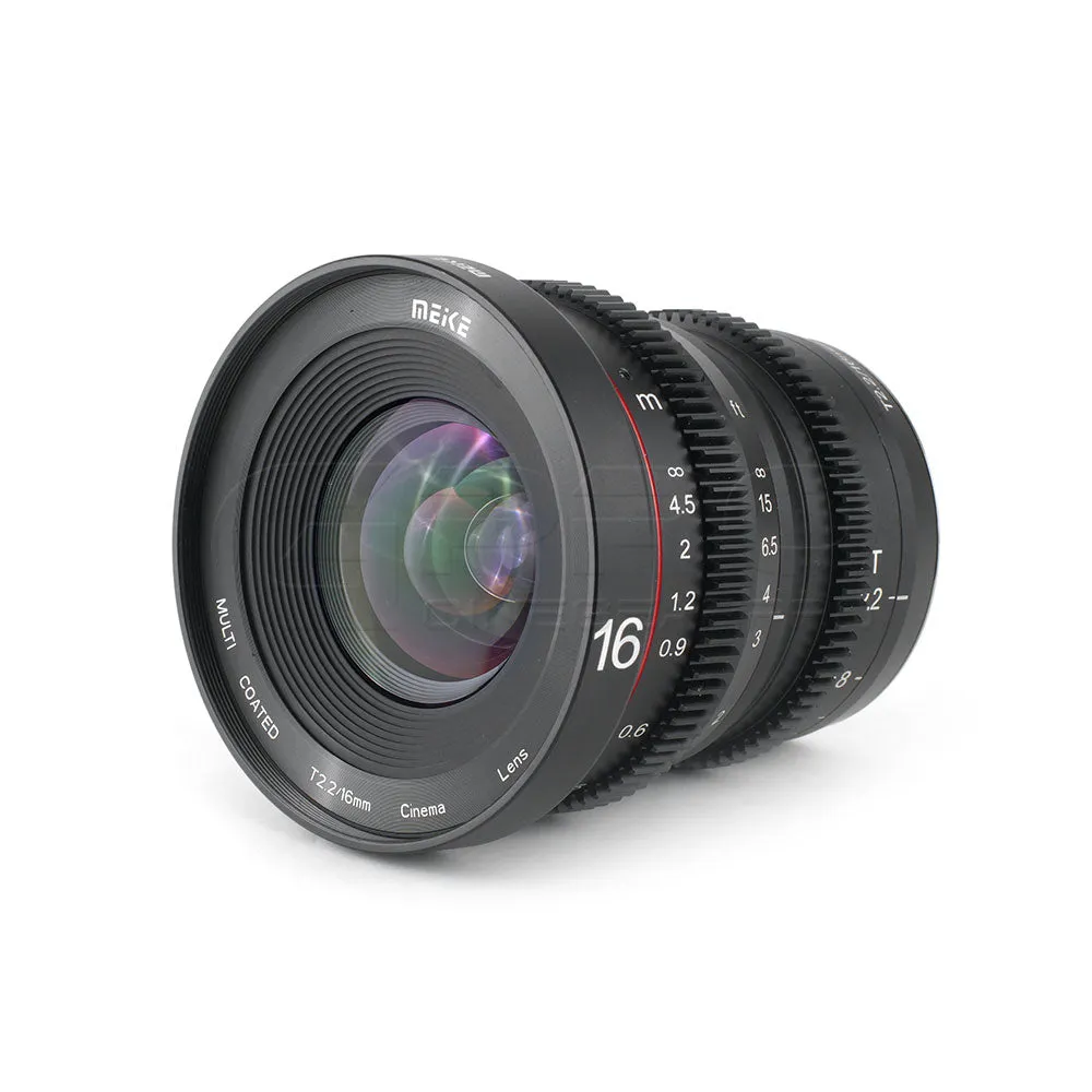 MEIKE 16mm T2.2 Manual Focus Cinema Prime Lens MFT Mount