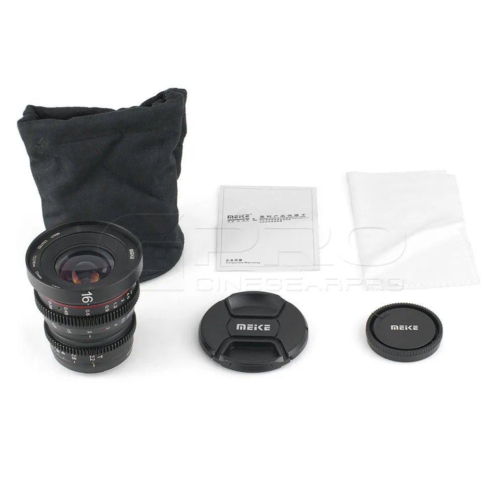 MEIKE 16mm T2.2 Manual Focus Cinema Prime Lens MFT Mount