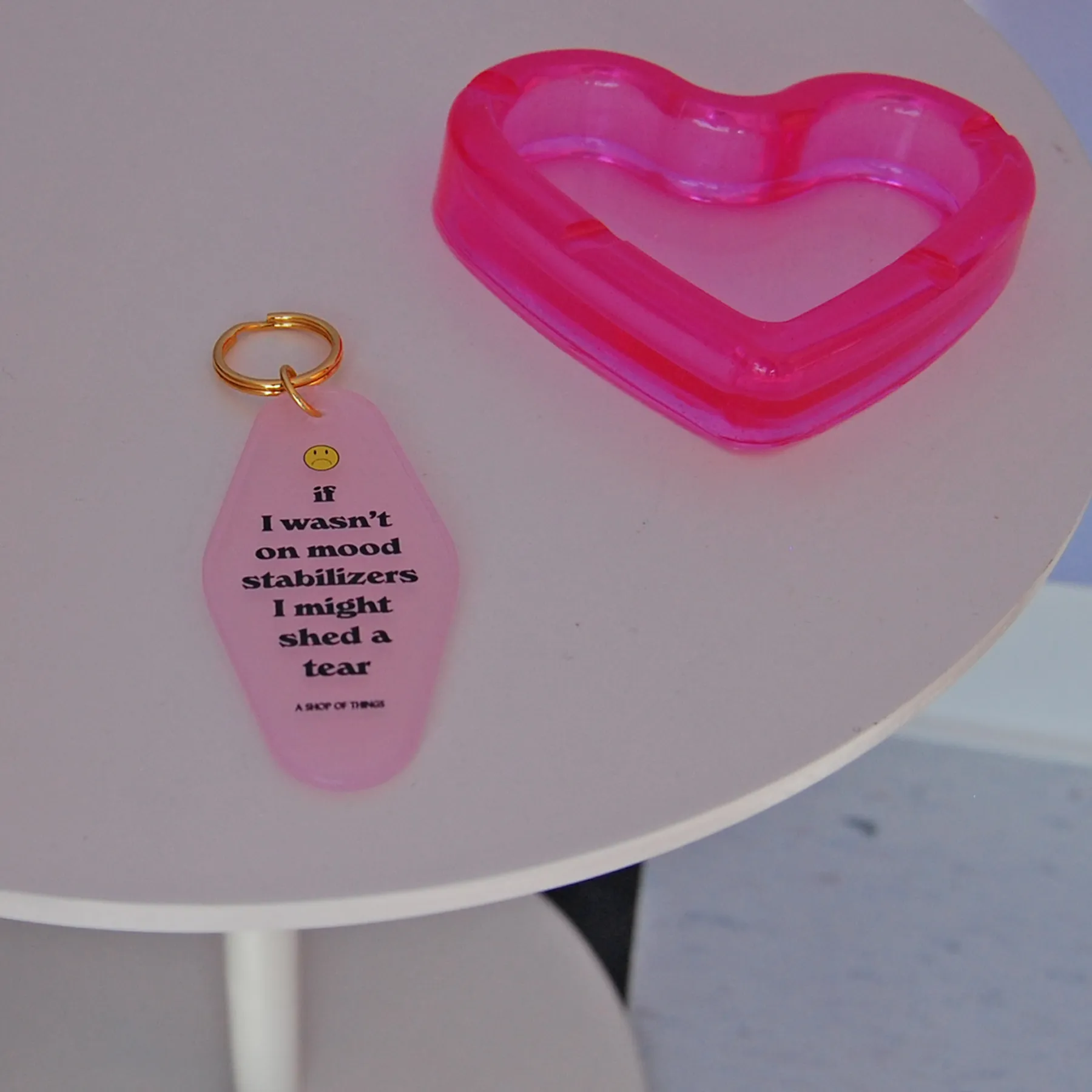 Mood Stabilizing Keychain- Pink