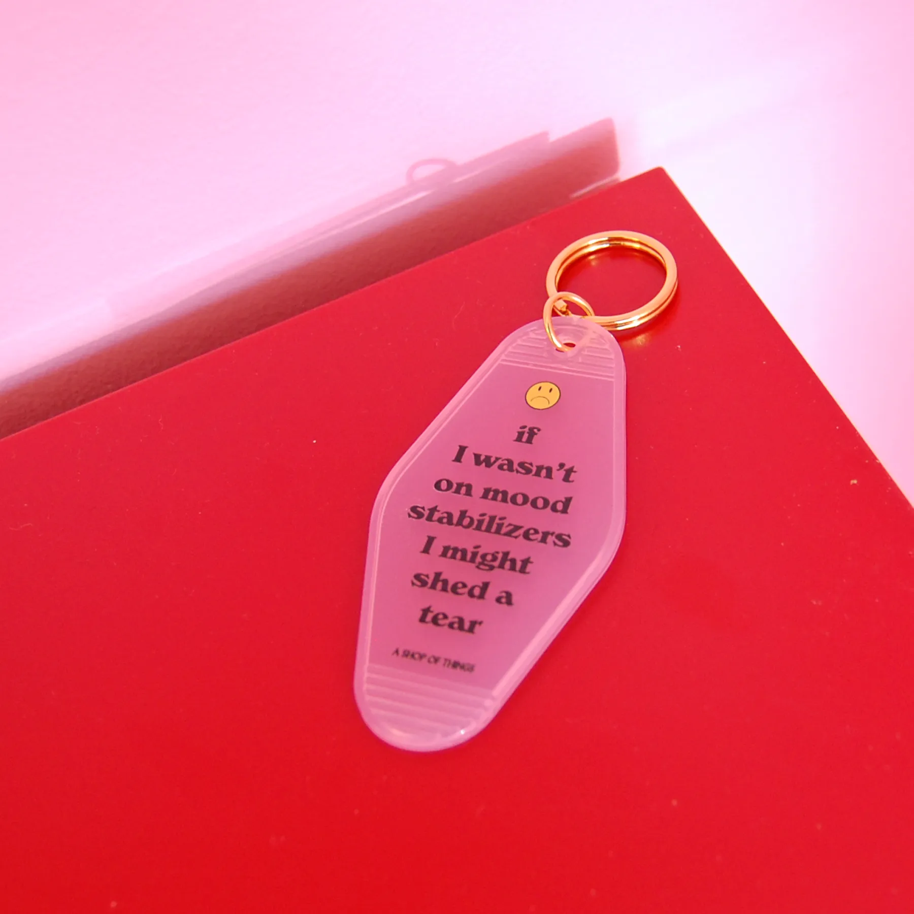 Mood Stabilizing Keychain- Pink
