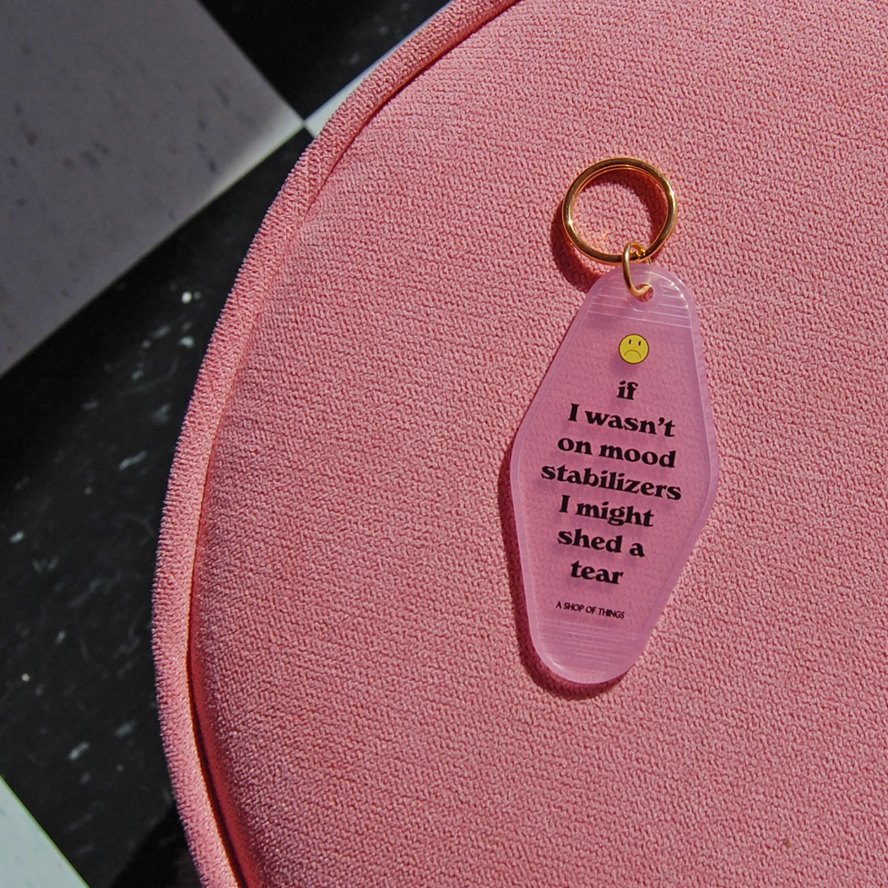 Mood Stabilizing Keychain- Pink