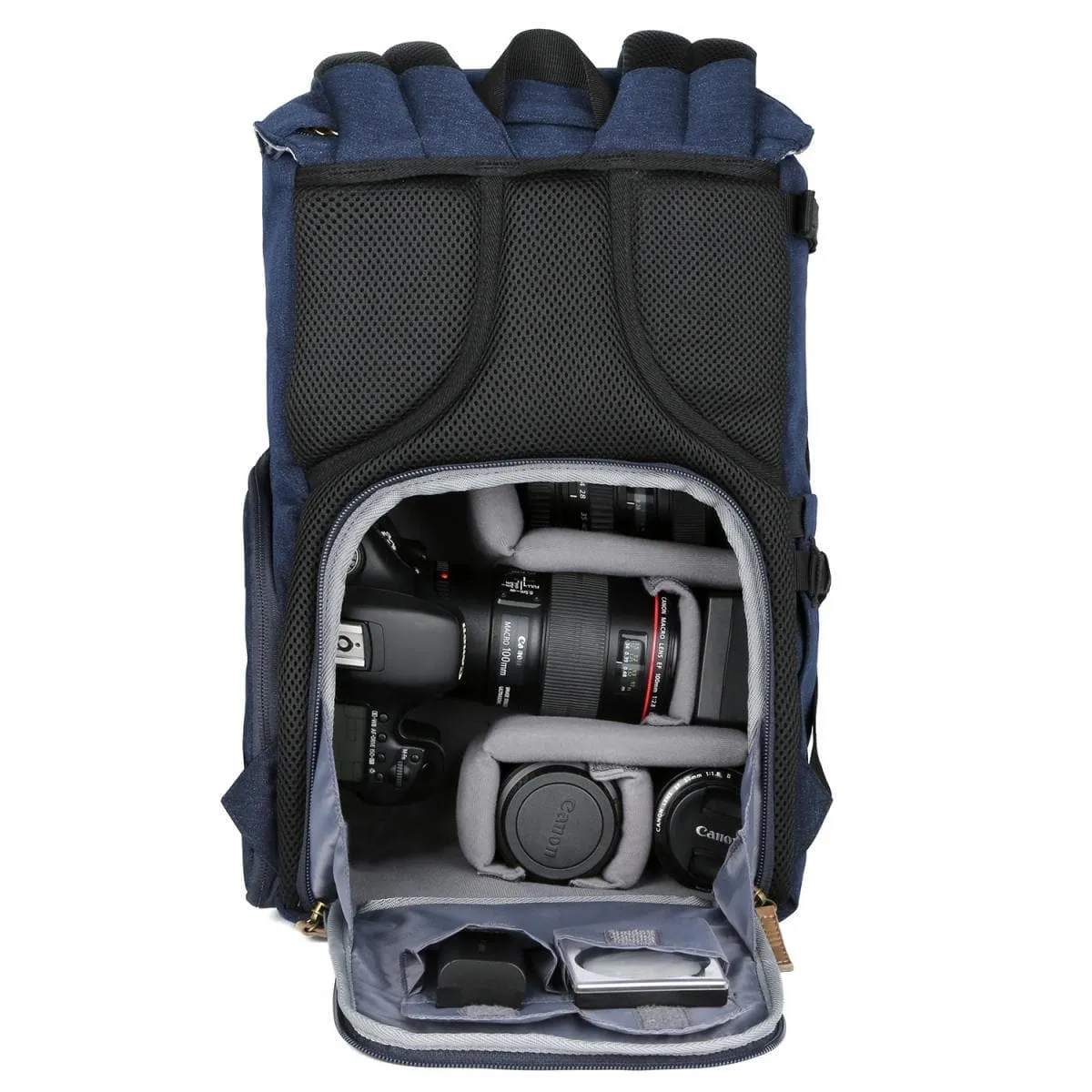 Multifunctional Camera Backpack,DSLR/SLR Photography Backpack Fits 14.4 inch Laptop Compatible with Nikon/Sony/Olympus for Photography/Hiking/Travel 20L