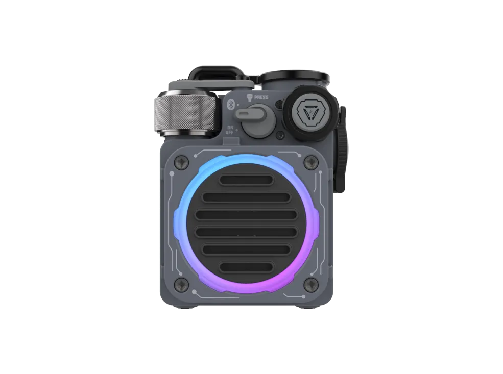 MUZEN Cyber Cube Standard RGB Futuristic Bluetooth Speaker