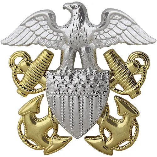 Navy Cap Device: Officer - regulation size