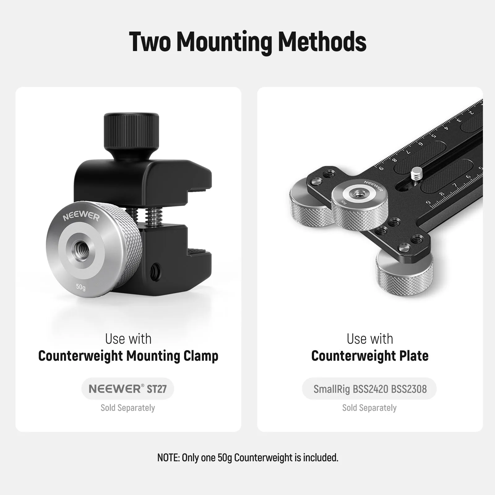 NEEWER 50g/100g/200g Gimbal Counterweight