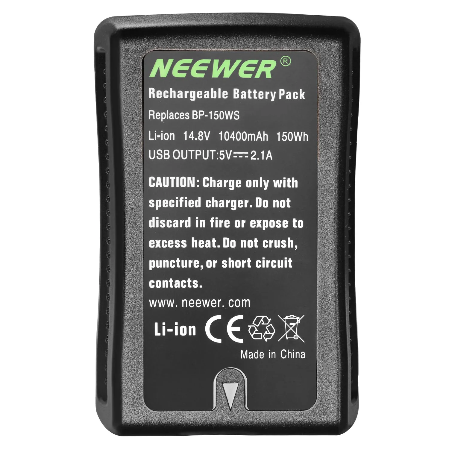 NEEWER 6600mAh / 10400mAh Rechargeable V Mount/V Lock Battery