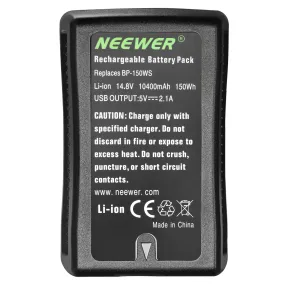 NEEWER 6600mAh / 10400mAh Rechargeable V Mount/V Lock Battery