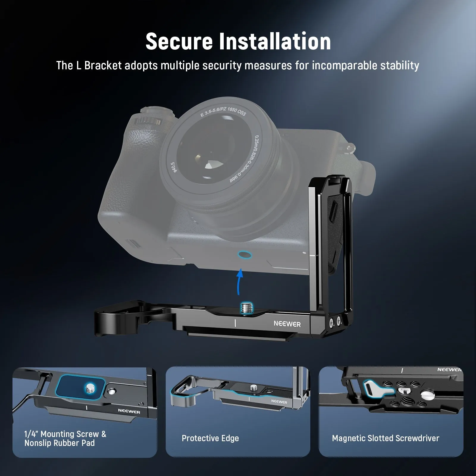 NEEWER CA048 L Bracket for Sony Alpha 6700