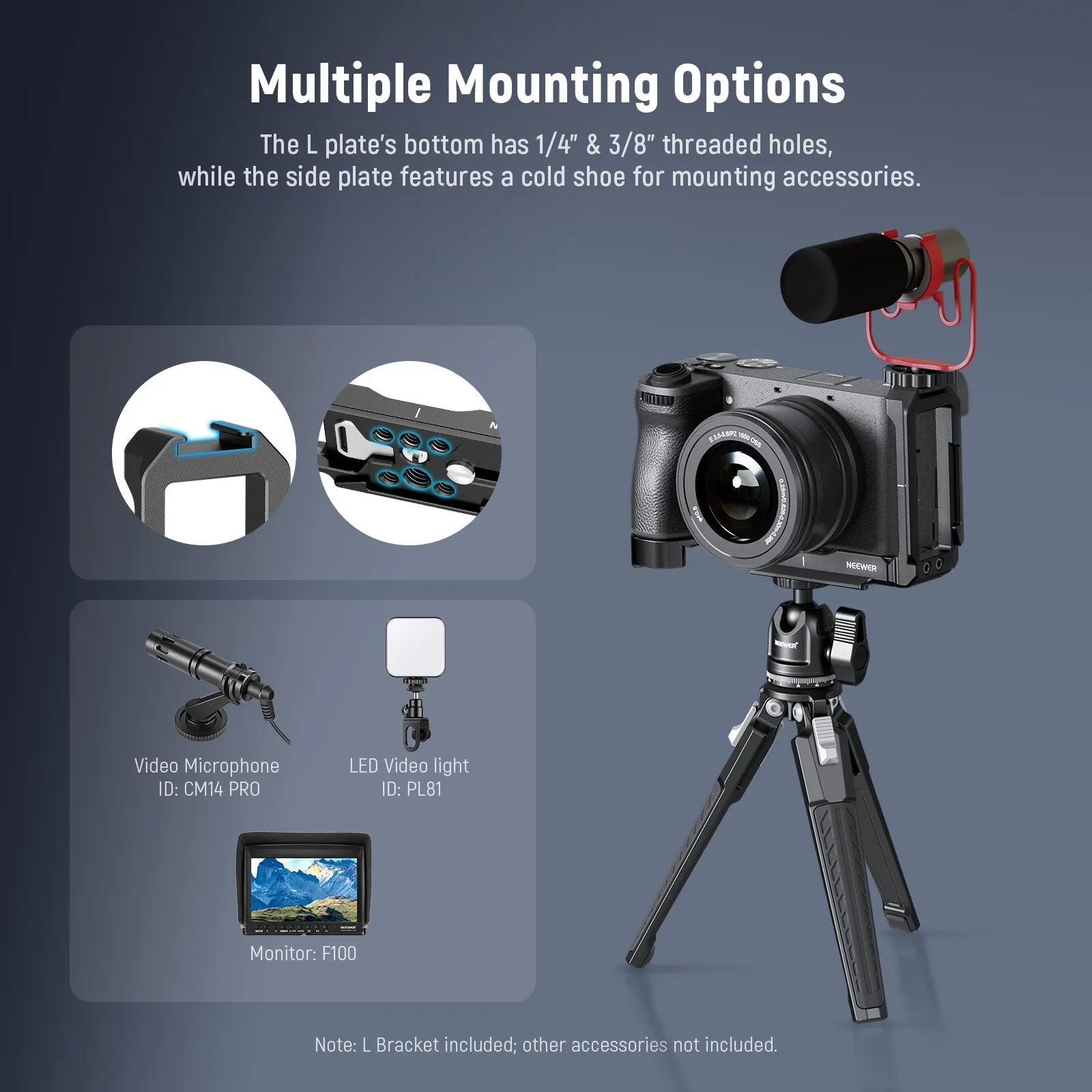 NEEWER CA048 L Bracket for Sony Alpha 6700