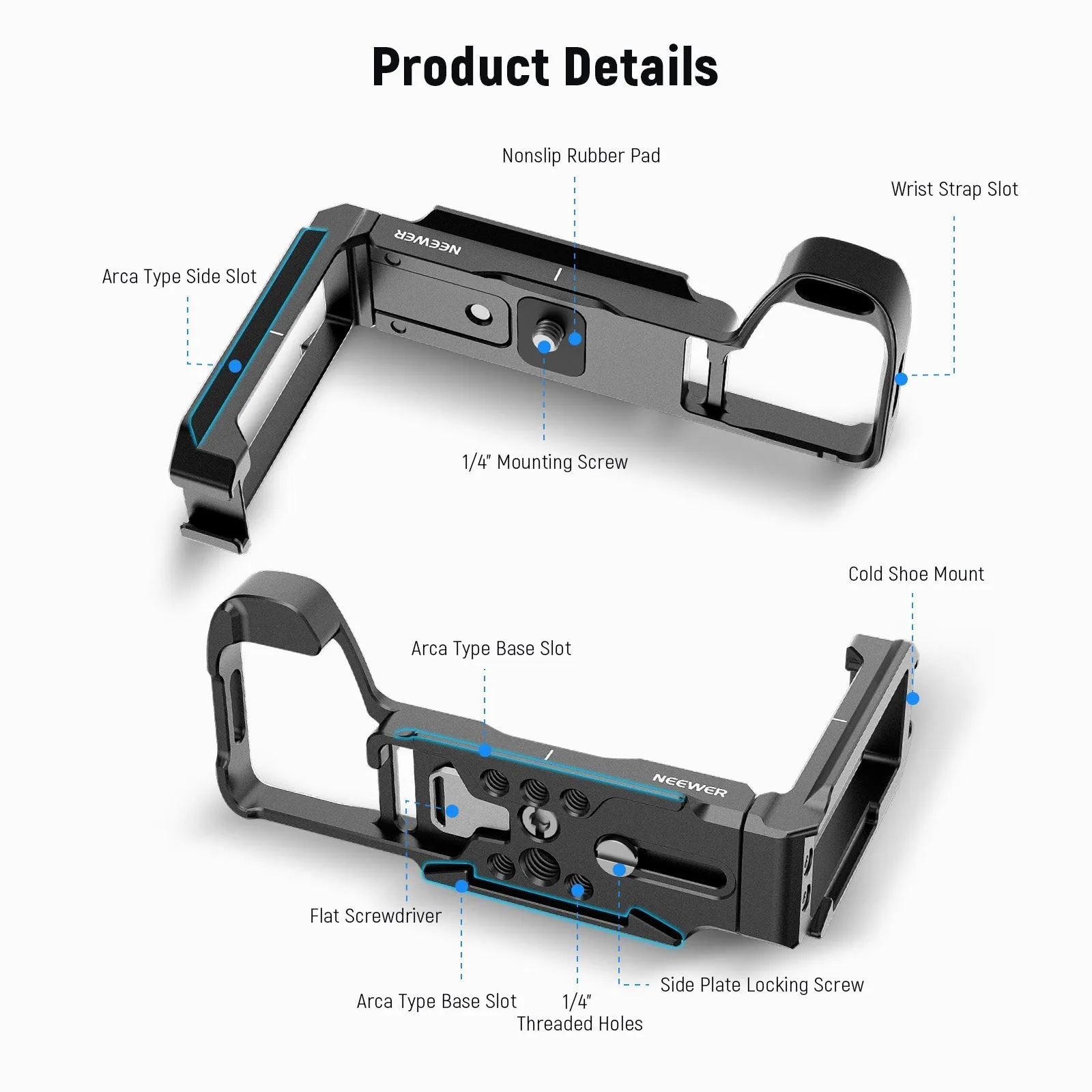 NEEWER CA048 L Bracket for Sony Alpha 6700