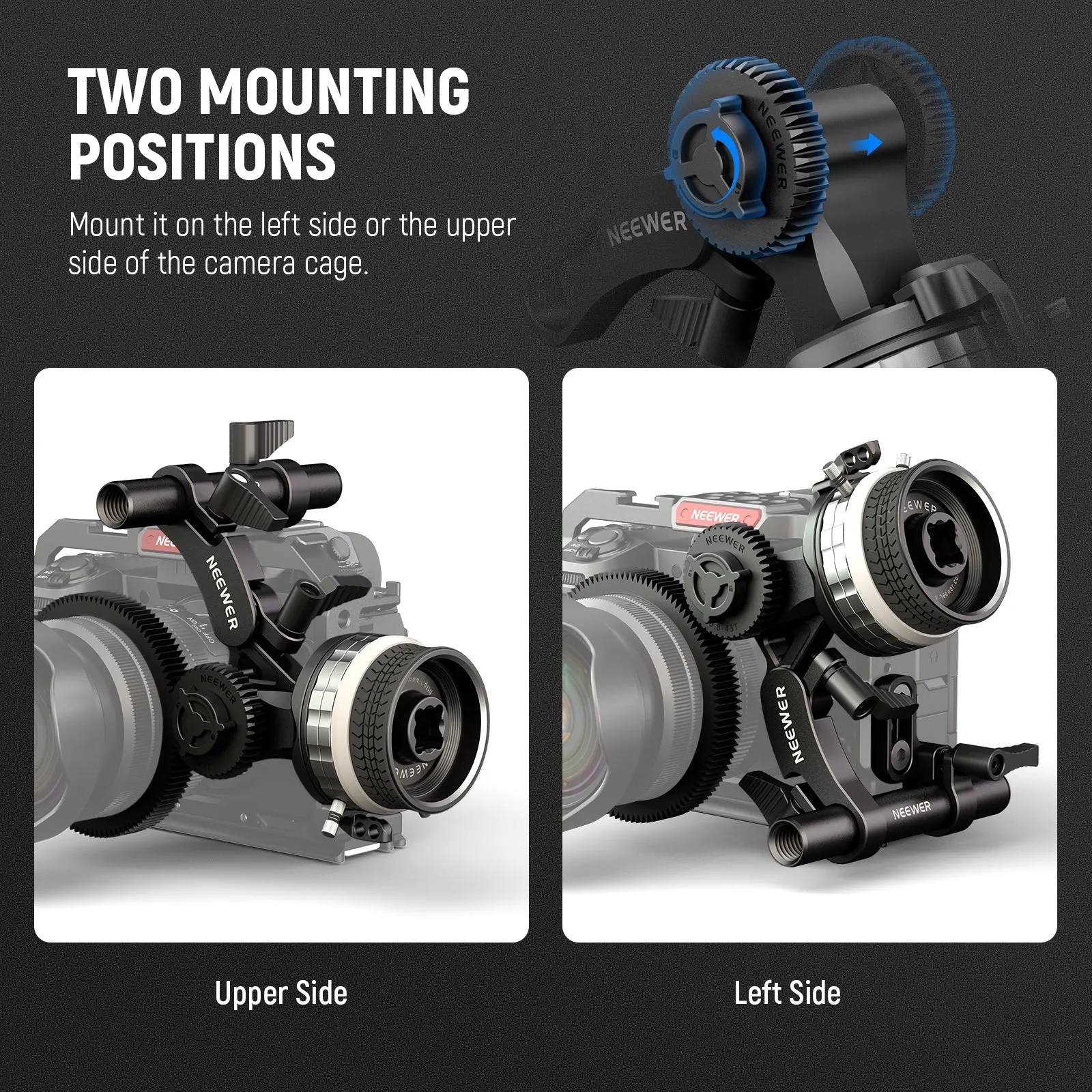 NEEWER PG001 Mini Follow Focus with A/B Stops