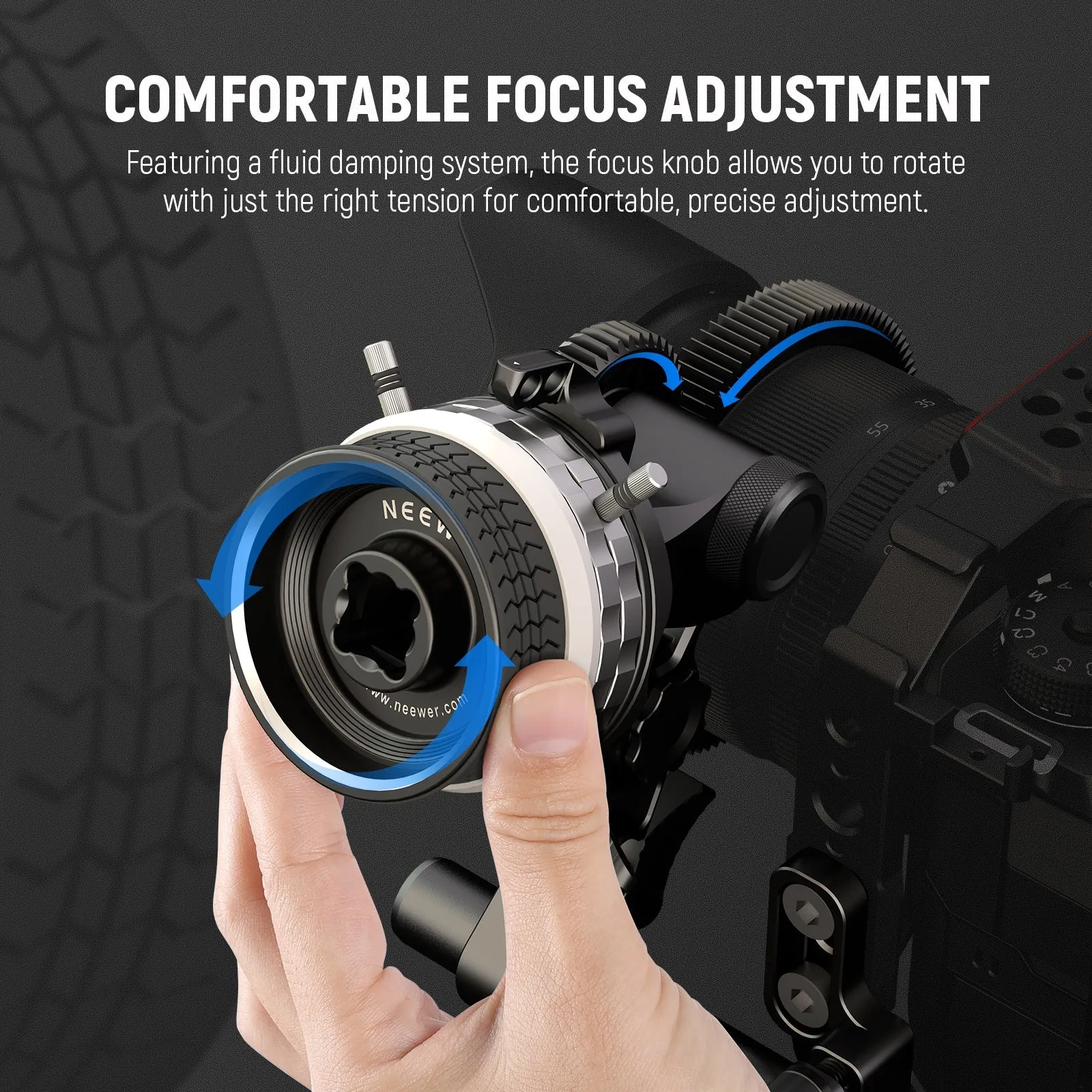 NEEWER PG001 Mini Follow Focus with A/B Stops