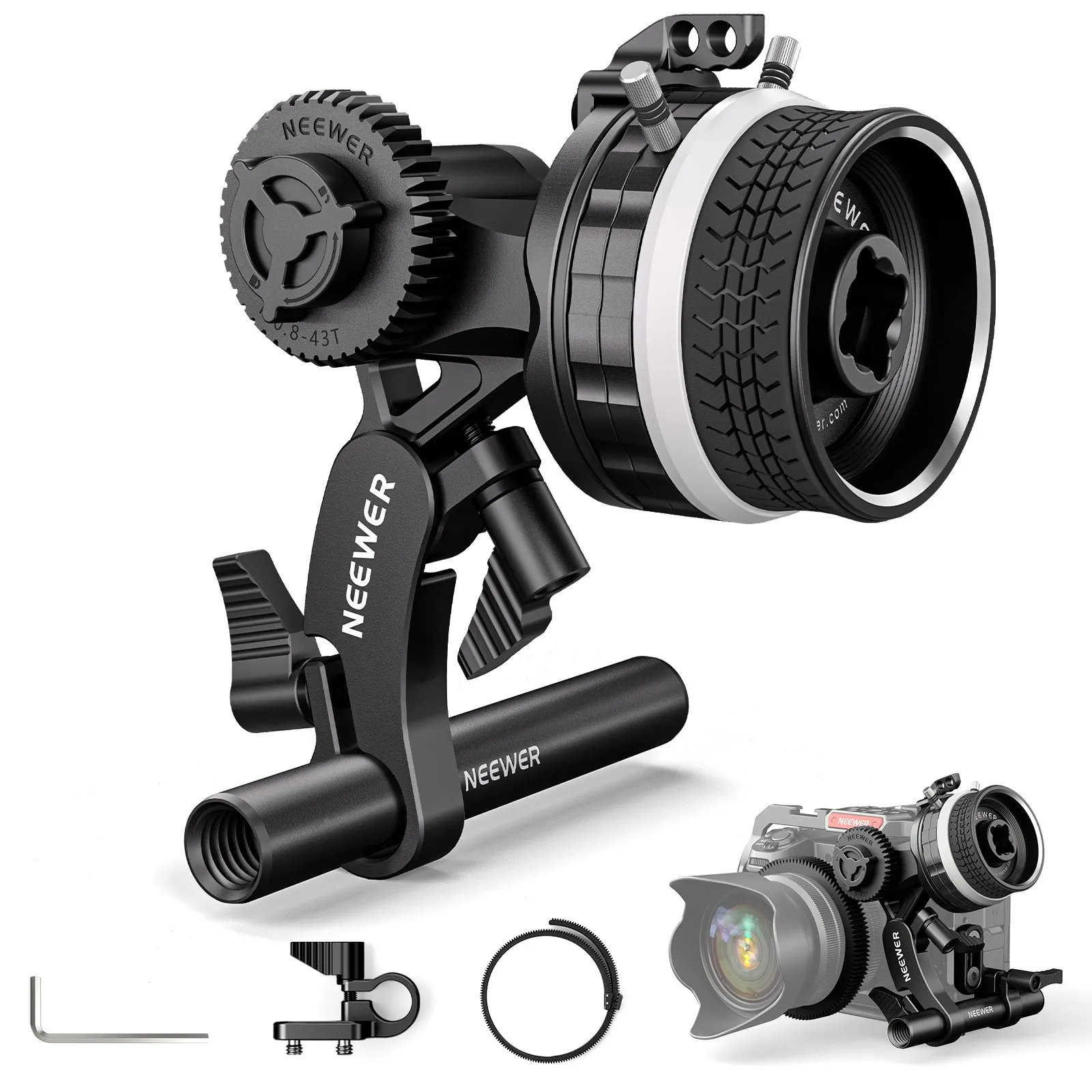 NEEWER PG003 Mini Follow Focus with A/B Stops