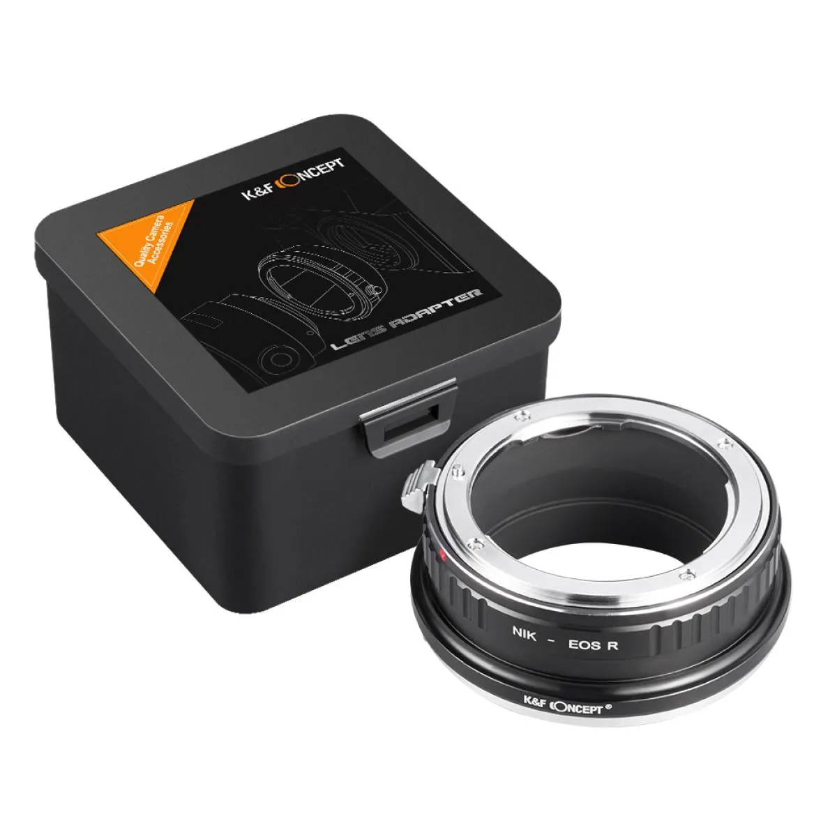 Nikon F Lenses to Canon EOS R Lens Mount Adapter K&F  M11194 Lens Adapter