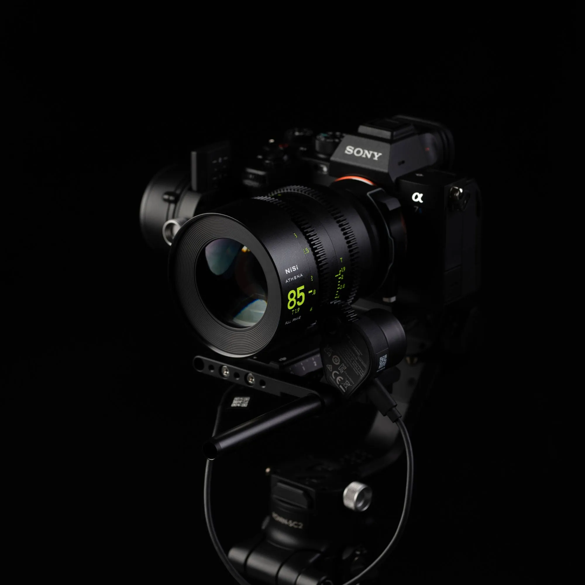 NiSi ATHENA PRIME Full Frame Cinema Lens Kit with 5 Lenses 14mm T2.4, 25mm T1.9, 35mm T1.9, 50mm T1.9, 85mm T1.9   Hard Case (E Mount)