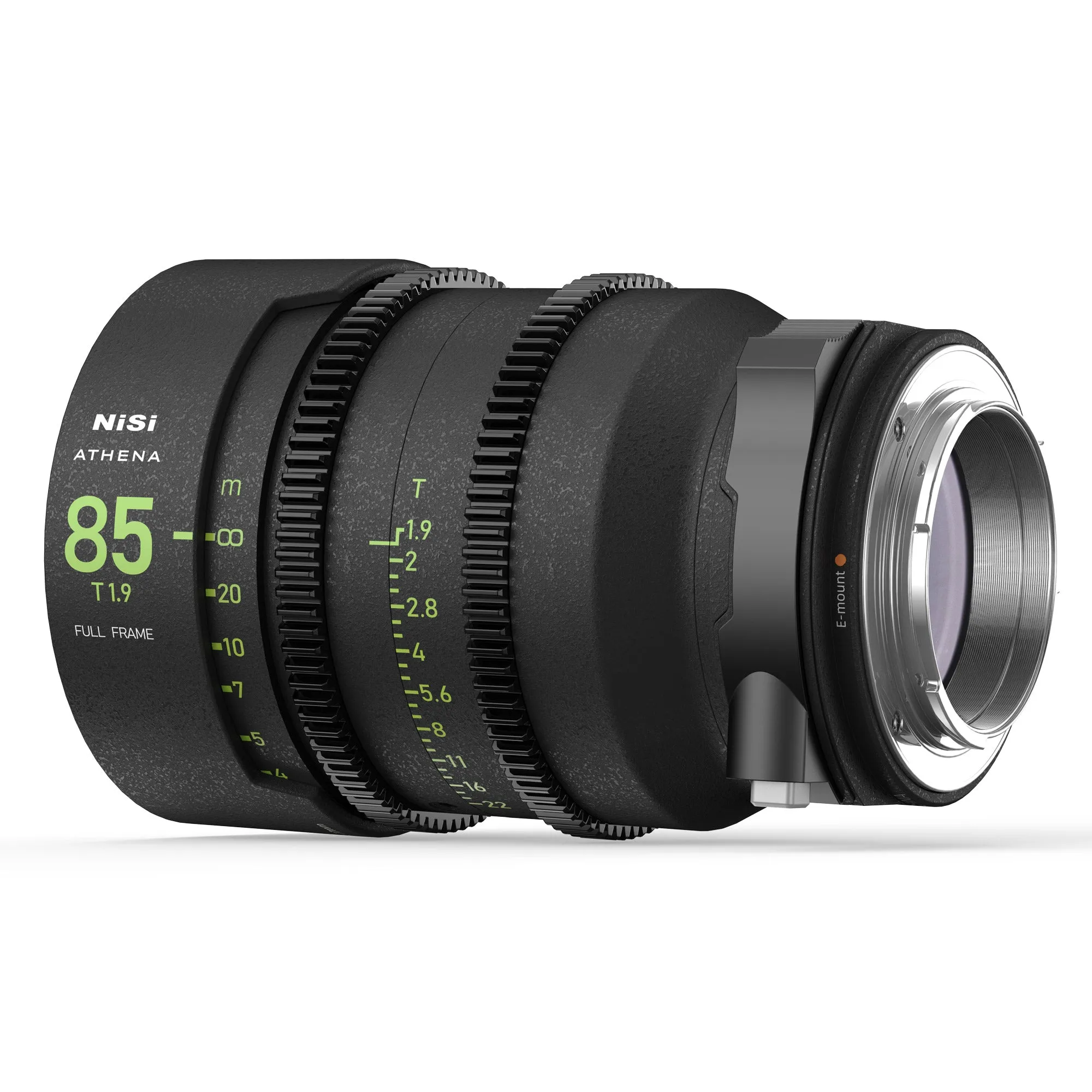 NiSi ATHENA PRIME Full Frame Cinema Lens Kit with 5 Lenses 14mm T2.4, 25mm T1.9, 35mm T1.9, 50mm T1.9, 85mm T1.9   Hard Case (E Mount)