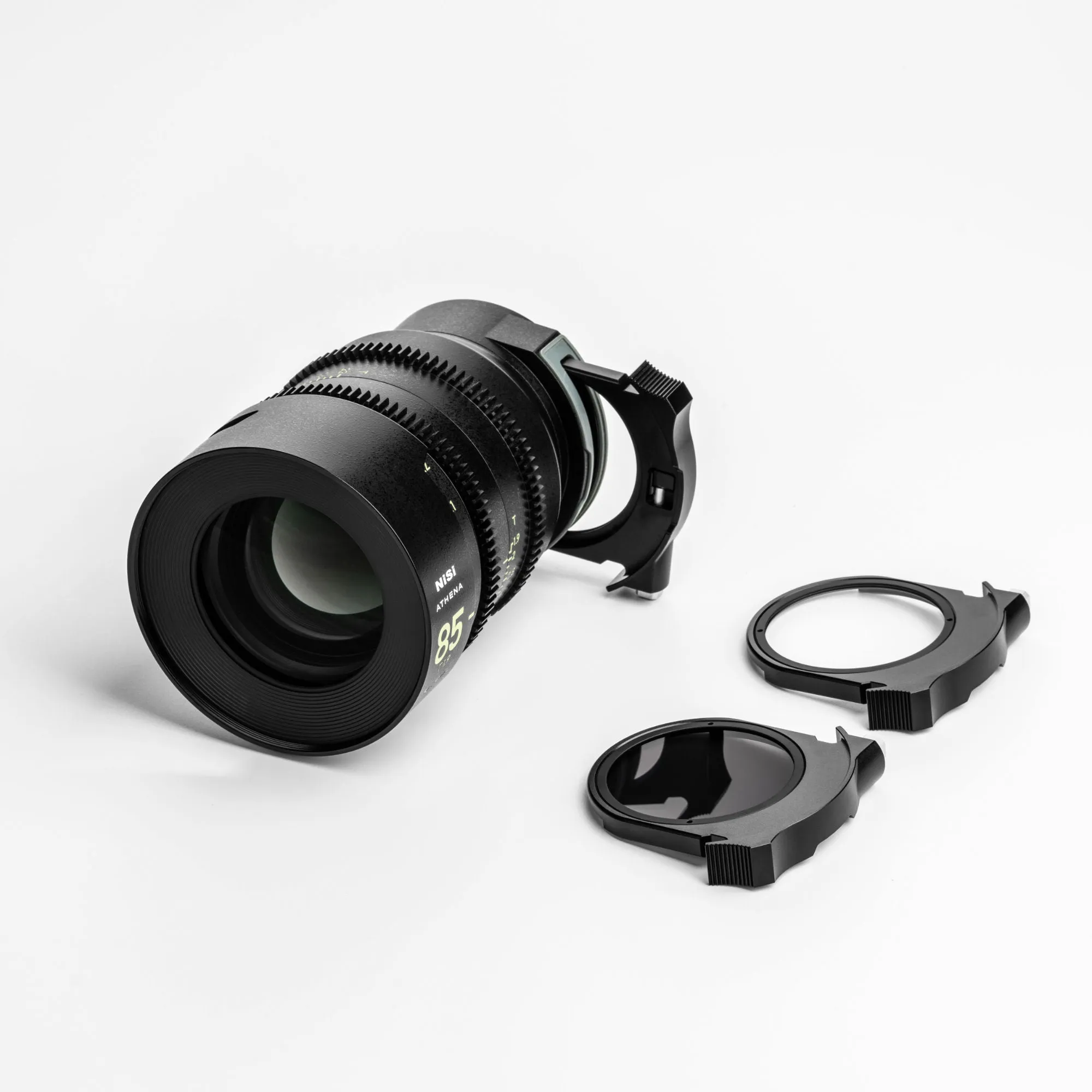 NiSi ATHENA PRIME Full Frame Cinema Lens Kit with 5 Lenses 14mm T2.4, 25mm T1.9, 35mm T1.9, 50mm T1.9, 85mm T1.9   Hard Case (E Mount)