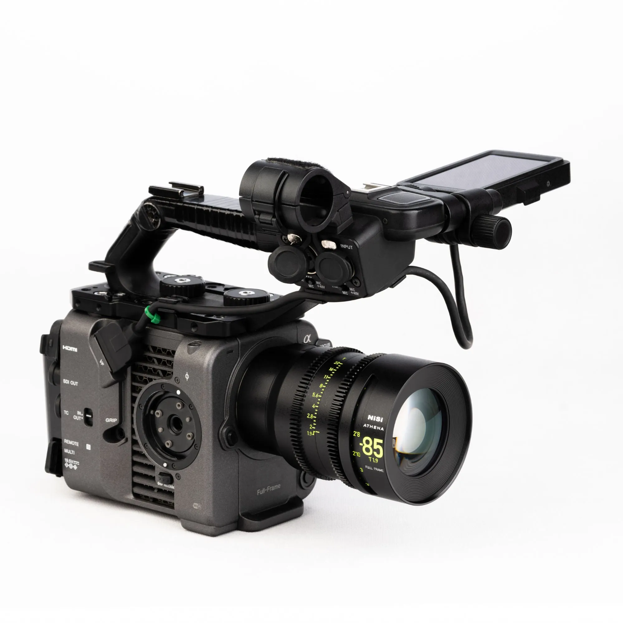 NiSi ATHENA PRIME Full Frame Cinema Lens Kit with 5 Lenses 14mm T2.4, 25mm T1.9, 35mm T1.9, 50mm T1.9, 85mm T1.9   Hard Case (E Mount)
