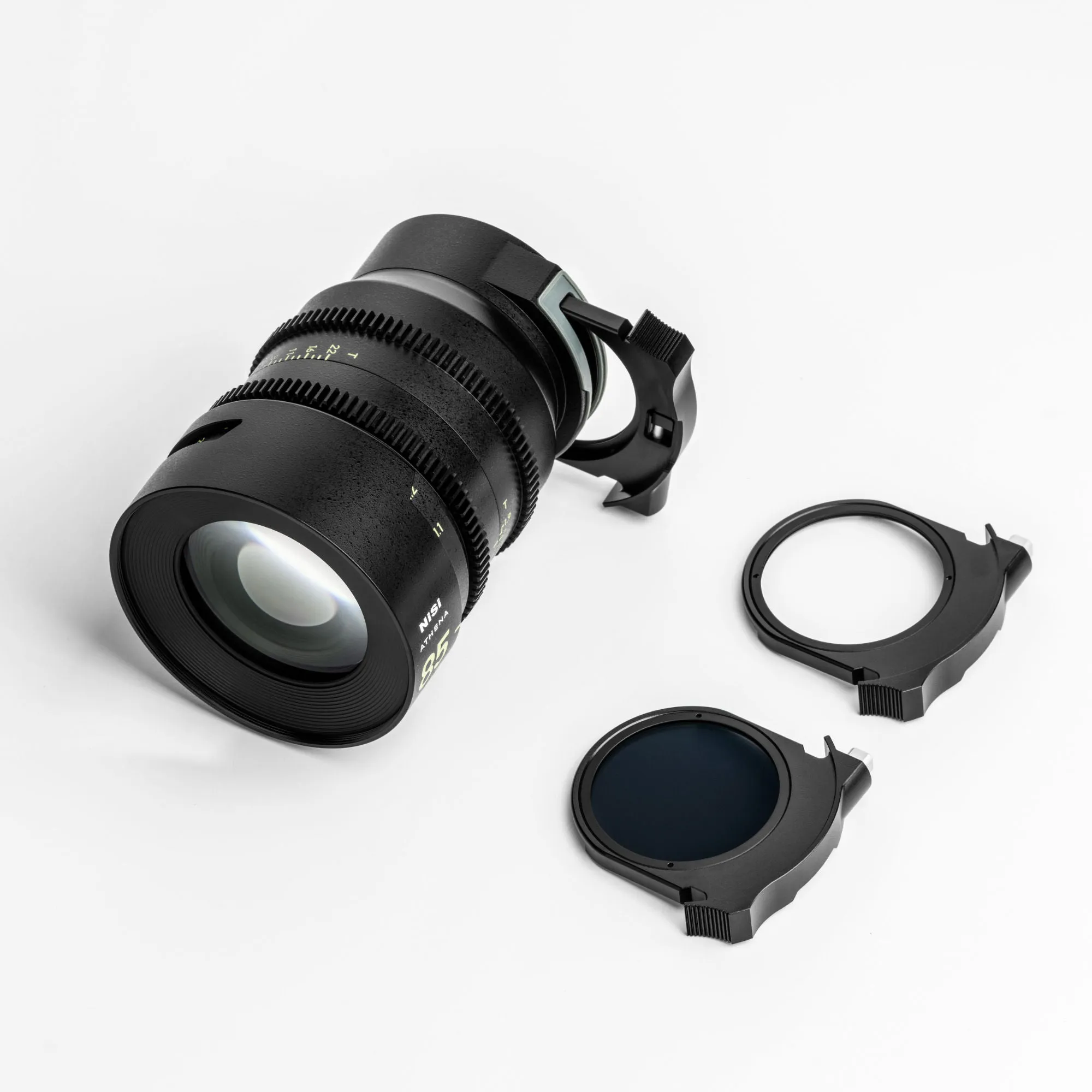 NiSi ATHENA PRIME Full Frame Cinema Lens Kit with 5 Lenses 14mm T2.4, 25mm T1.9, 35mm T1.9, 50mm T1.9, 85mm T1.9   Hard Case (E Mount)