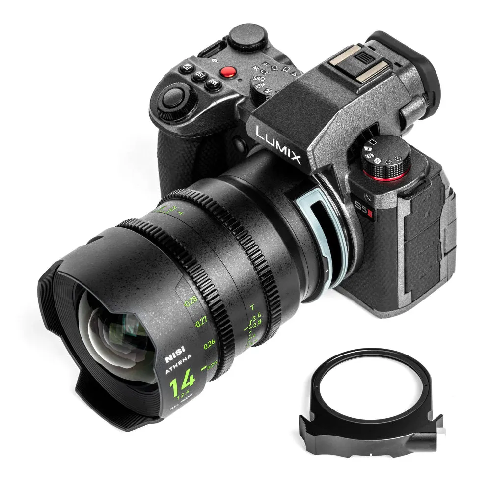 NiSi ATHENA PRIME Full Frame Cinema Lens Kit with 5 Lenses 14mm T2.4, 25mm T1.9, 35mm T1.9, 50mm T1.9, 85mm T1.9   Hard Case (L Mount)