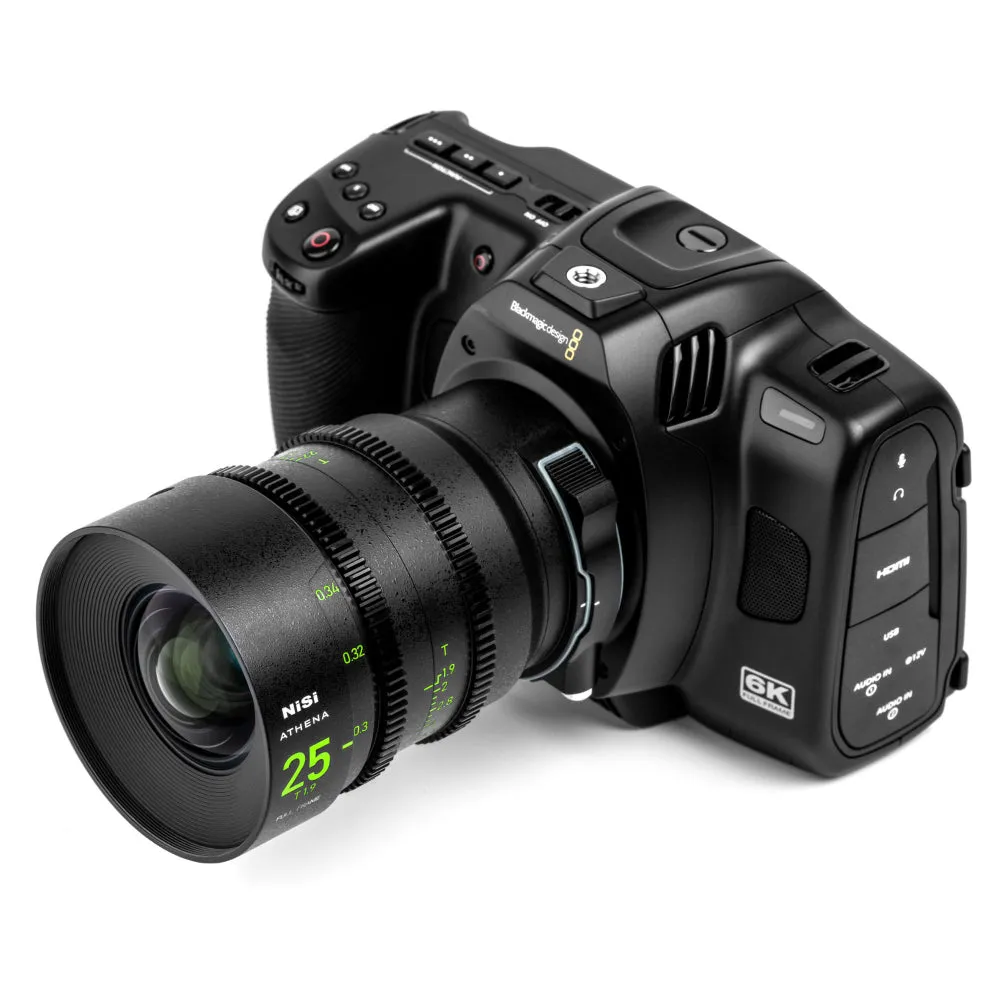 NiSi ATHENA PRIME Full Frame Cinema Lens Kit with 5 Lenses 14mm T2.4, 25mm T1.9, 35mm T1.9, 50mm T1.9, 85mm T1.9   Hard Case (L Mount)