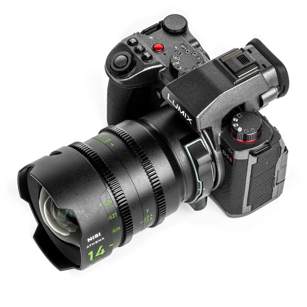 NiSi ATHENA PRIME Full Frame Cinema Lens Kit with 5 Lenses 14mm T2.4, 25mm T1.9, 35mm T1.9, 50mm T1.9, 85mm T1.9   Hard Case (L Mount)