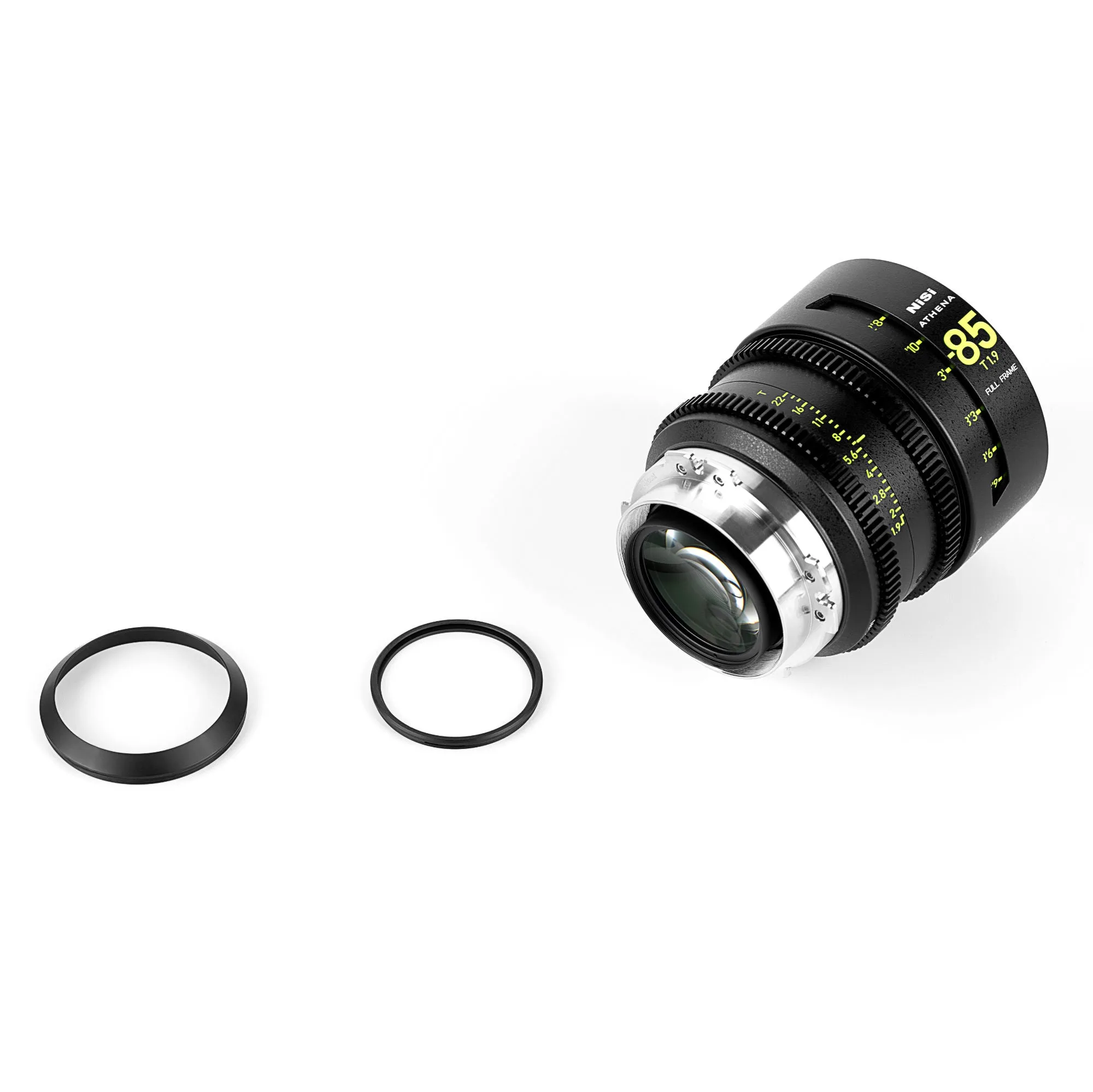 NiSi ATHENA PRIME Full Frame Cinema Lens Kit with 5 Lenses 14mm T2.4, 25mm T1.9, 35mm T1.9, 50mm T1.9, 85mm T1.9   Hard Case (PL Mount)